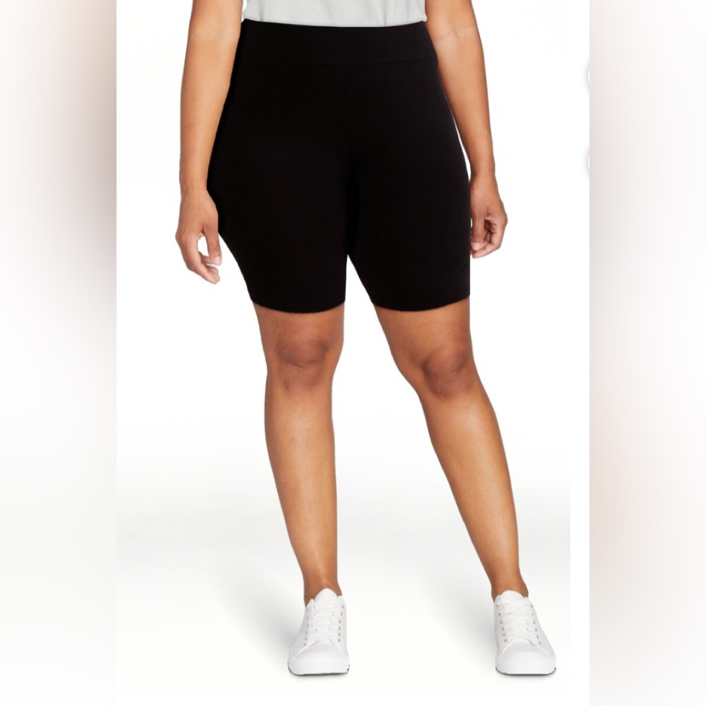 TERRA & SKY Biker Shorts Size 3X 24W-26W Polyester Spandex Pull On Womens NWOT - Picture 2 of 7